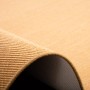 Runder, honigfarbener Snapstyle Sisal Teppich Natur, 100x100 cm, Detailansicht.