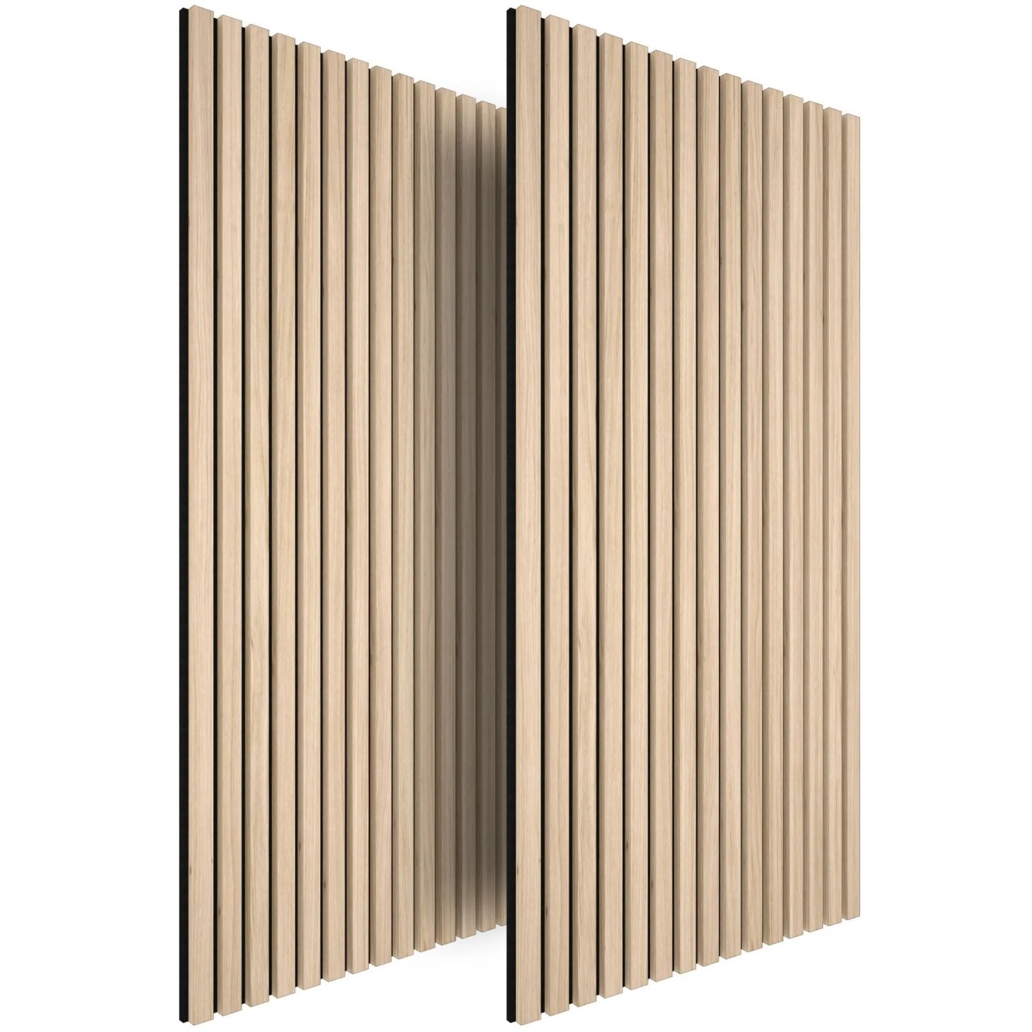 Tectake Akustikpaneele Sonic Wall Ii Holzoptik In Eiche Hell Schallabsorbierender Filz  110 x 50 x 1 8 cm Eiche Hell