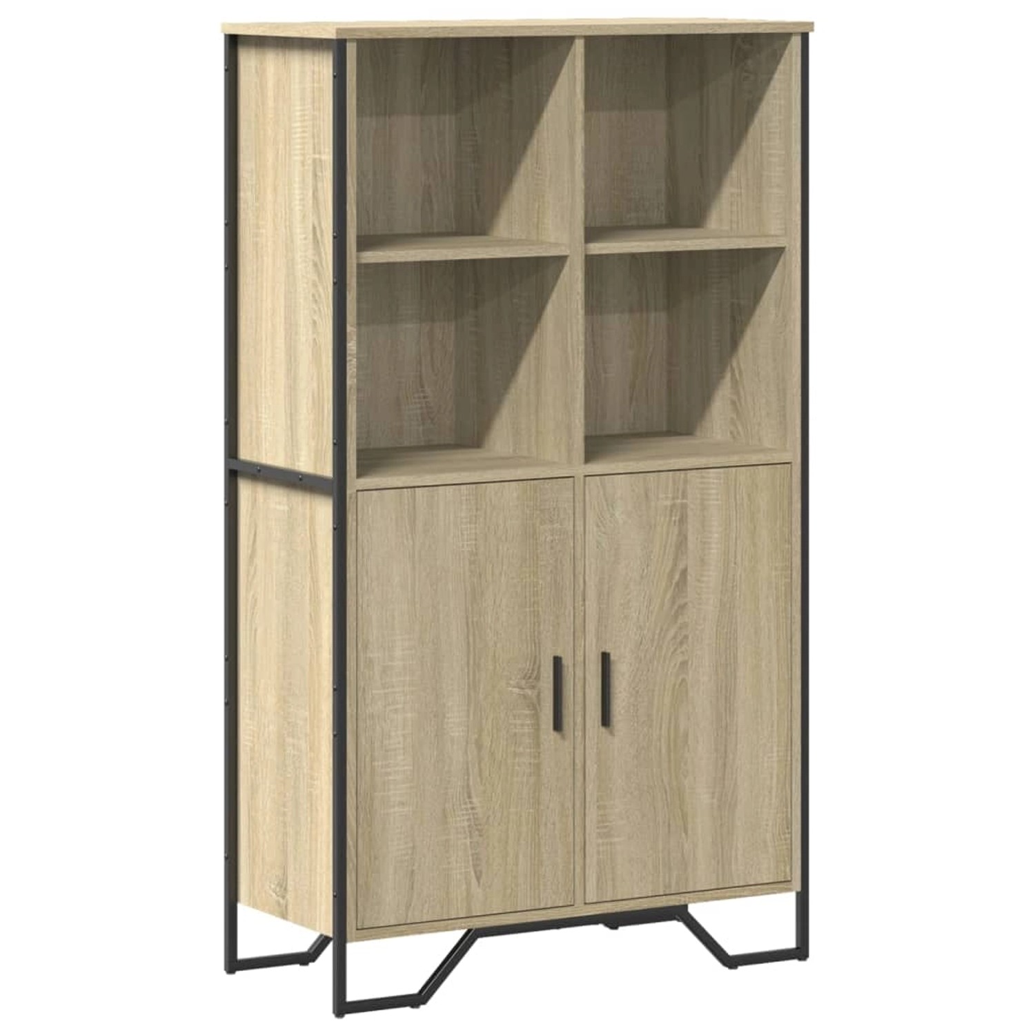 vidaXL Highboard Sonoma-Eiche 79,5x35,5x137,5 cm Holzwerkstoff 3295308 günstig online kaufen