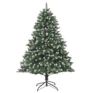 vidaXL Künstlicher Weihnachtsbaum mit Ständer 210 cm PVC 345162