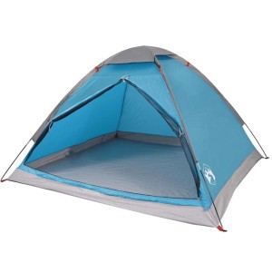 Furnicato Campingzelt Kuppelzelt Blau 240 X 210 X 126 132 Cm