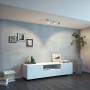 Weißer Philips myLiving LED-Spot Star 3er mit Warmglow in modernem Wohnraum.