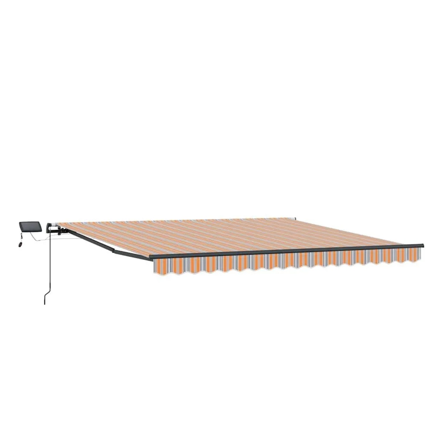 vidaXL Einziehbare Markise Mehrfarbig 450 x 300 cm Stoff 3330932_6