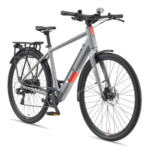 TELEFUNKEN UH200 Urban E-Bike in Aluminiumgrau, 28 Zoll mit 7-Gang-Schaltung.