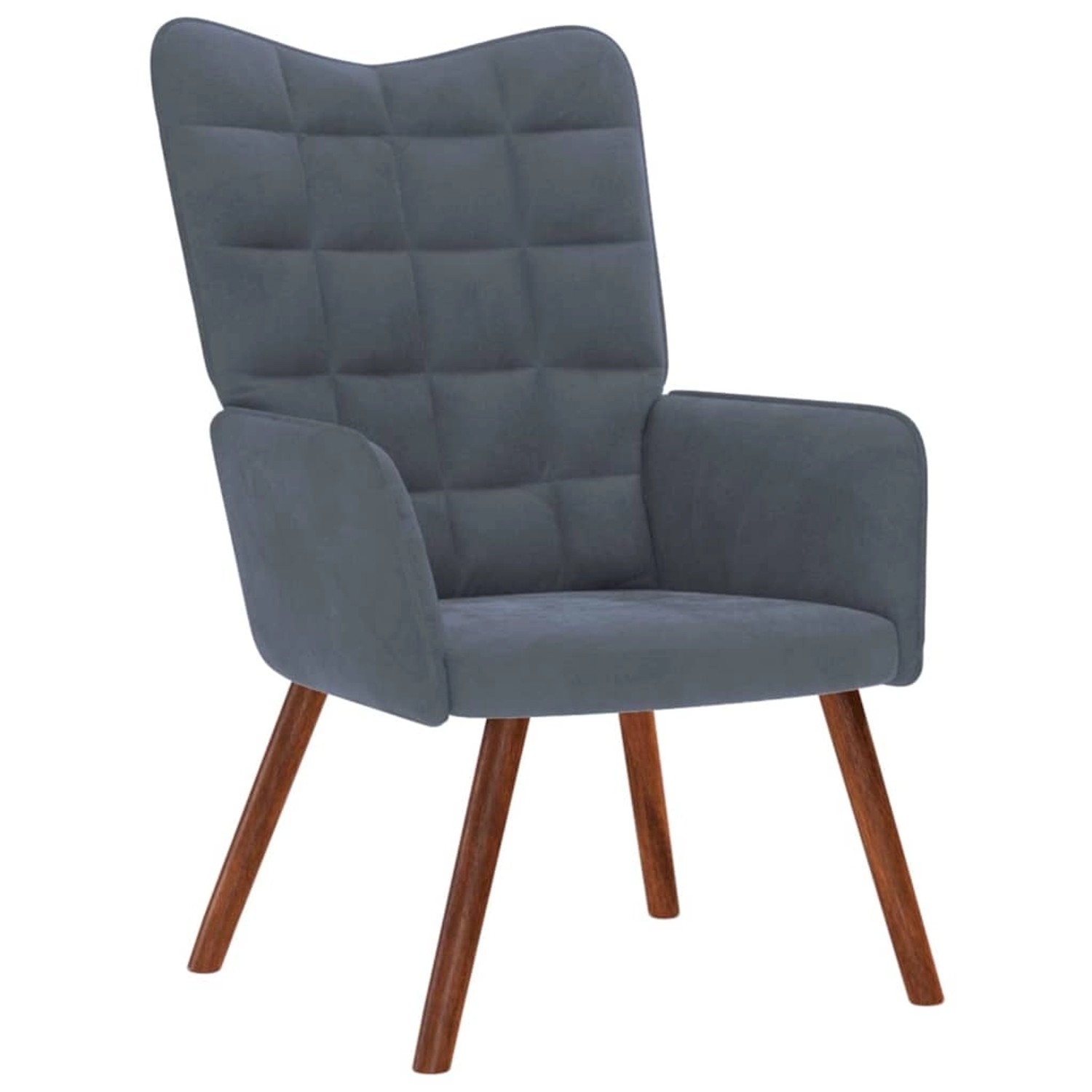 vidaXL Relaxsessel Dunkelgrau Samt 4016811 günstig online kaufen