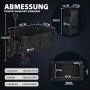 Sekey XXL Bollerwagen, faltbar, 200L, schwarz, für Camping & Freizeit.