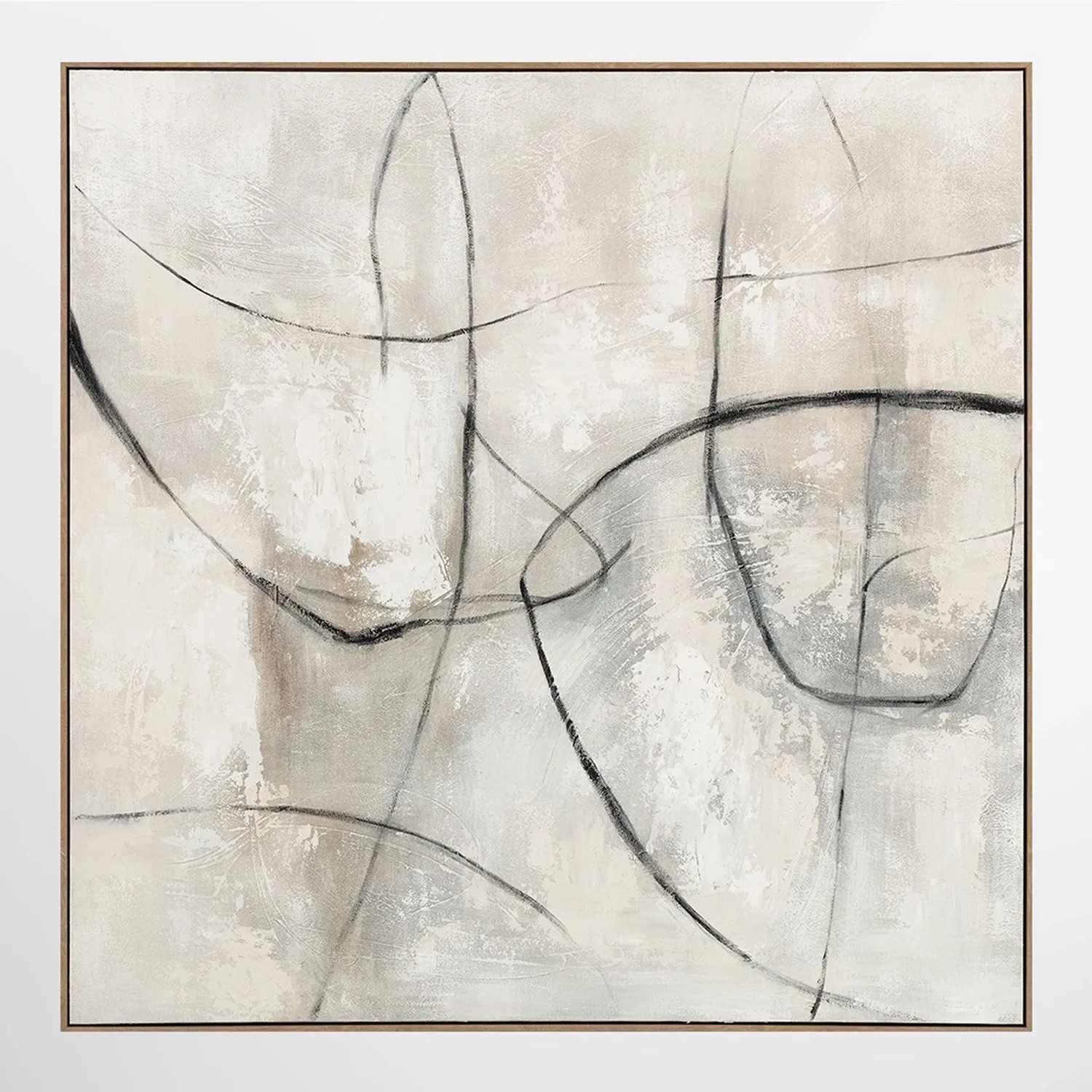 ArtUniverse Leinwandbild Marble Stone 115 x 115 cm