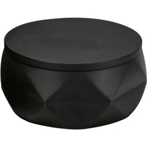 Schwarze Kleine Wolke Aufbewahrungsdose Crackle Jar mit Deckel und 3D-Struktur.