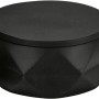 Schwarze Kleine Wolke Aufbewahrungsdose Crackle Jar mit Deckel und 3D-Struktur.
