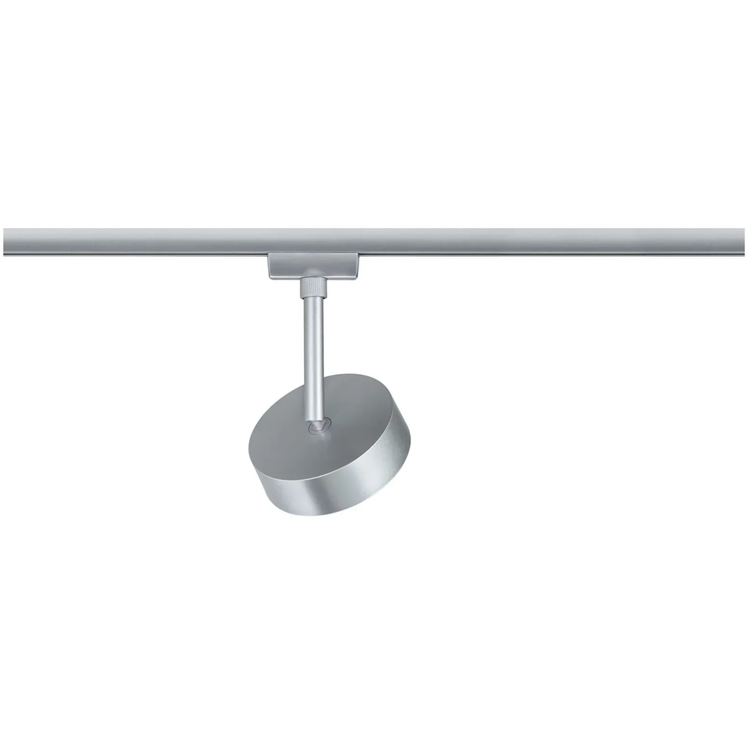 Paulmann Urail LED Schienenspot Circle, chrom matt, an Urail Schiene.