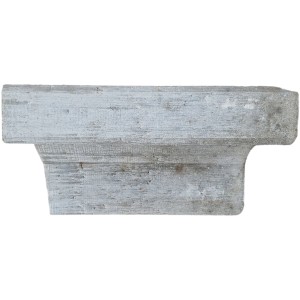 Diephaus L-Bordstein in Grau, 24x40x18x6 cm, zur Flächeneinfassung im Garten.