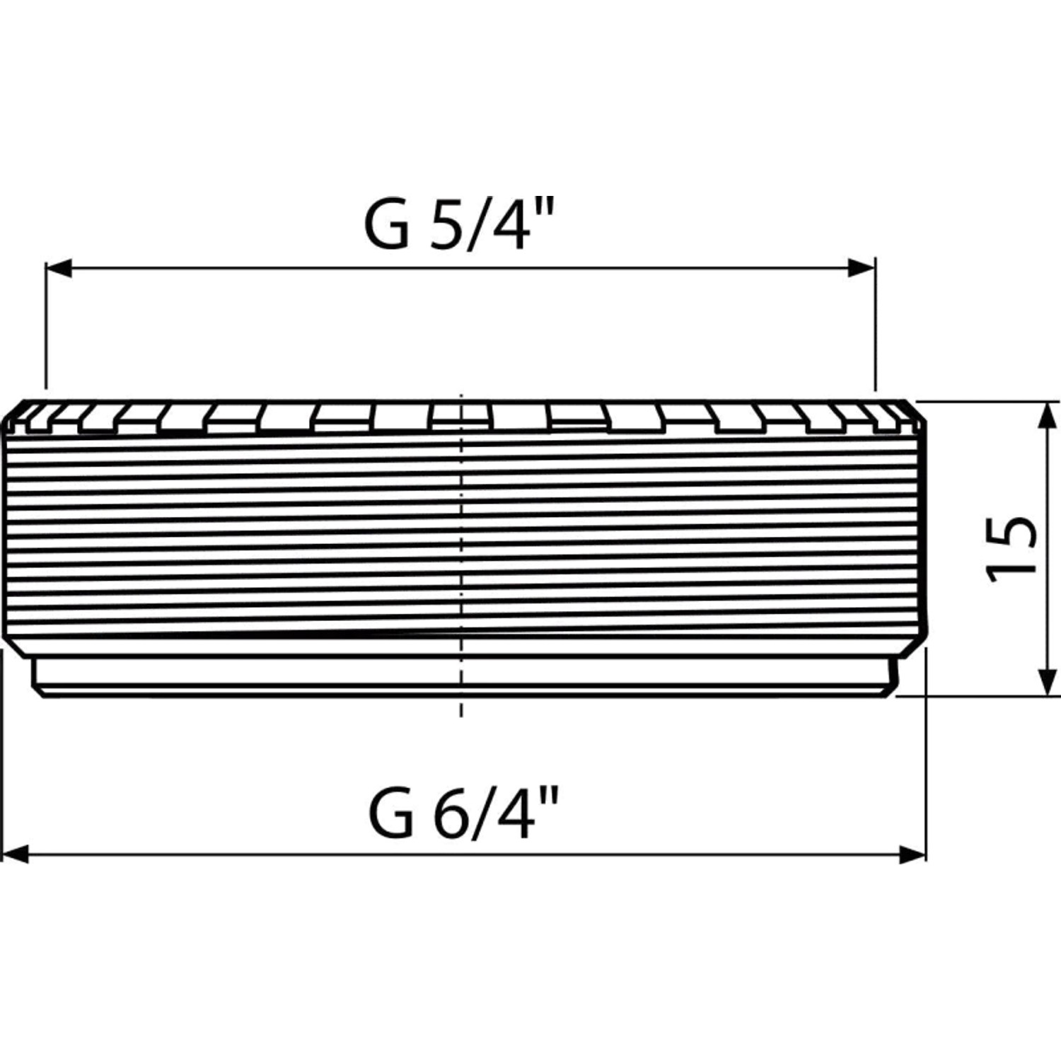 Alcadrain S0507-ND Reduktion 5/4" x 6/4"_2