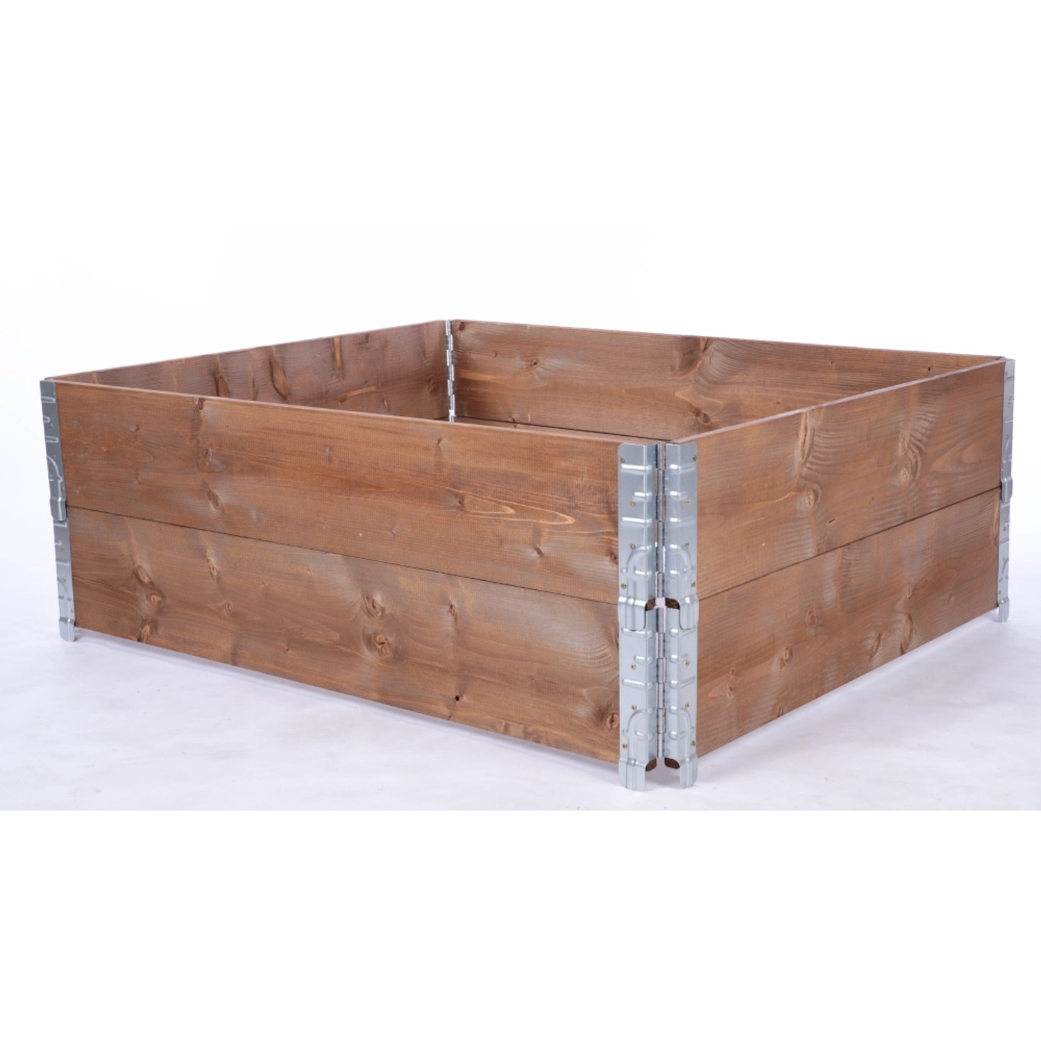 PROREGAL Hochbeetkisten GrowBox HxBxT 40x120x100cm 2 Ebenen Holz Braun günstig online kaufen