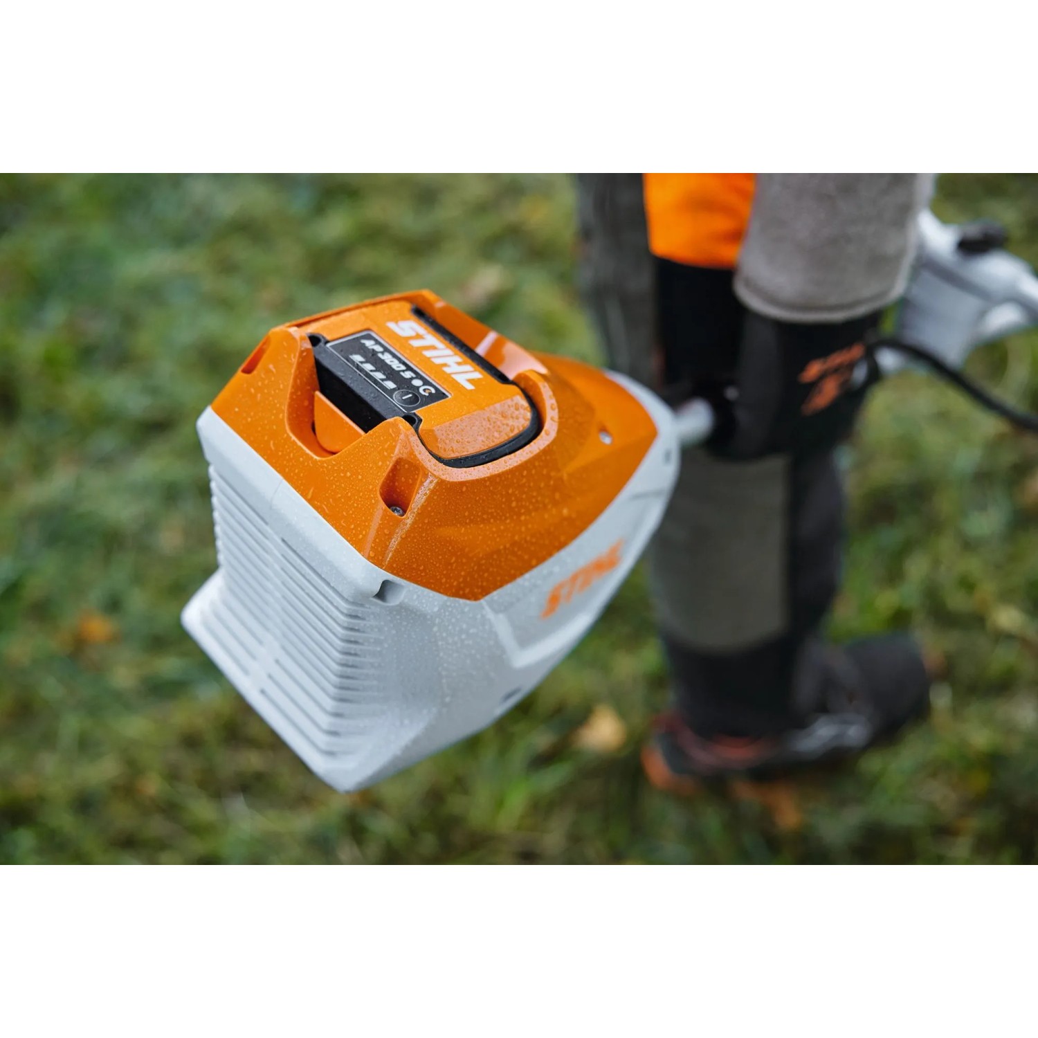 Stihl Akku-Motorsense FSA 120 ohne Akku und Ladegerät Orange-Grau_4