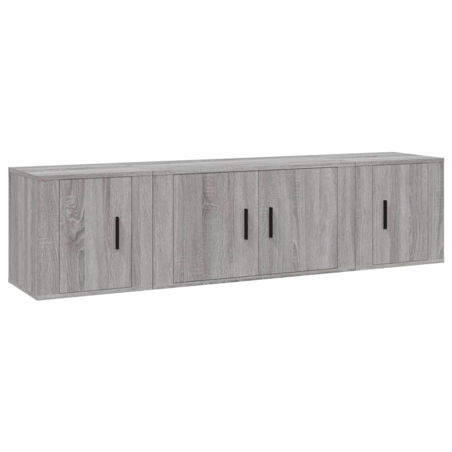 VidaXL 3-tlg. TV-Schrank-Set Grau Sonoma Holzwerkstoff  Modell 19