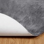 vidaXL Kunstschaffell Teppich Tafalla Anthrazit Ø 80 cm Polyester 42021601_6