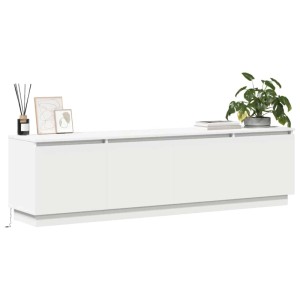 vidaXL LED-TV-Schrank Weiß 180 x 38 x 49 cm Holzwerkstoff 3376144