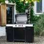 Enders Grill-Trolley für Monroe Pro, Colorado und Boston Gasgrills, mit Rollcontainer für Grillutensilien.