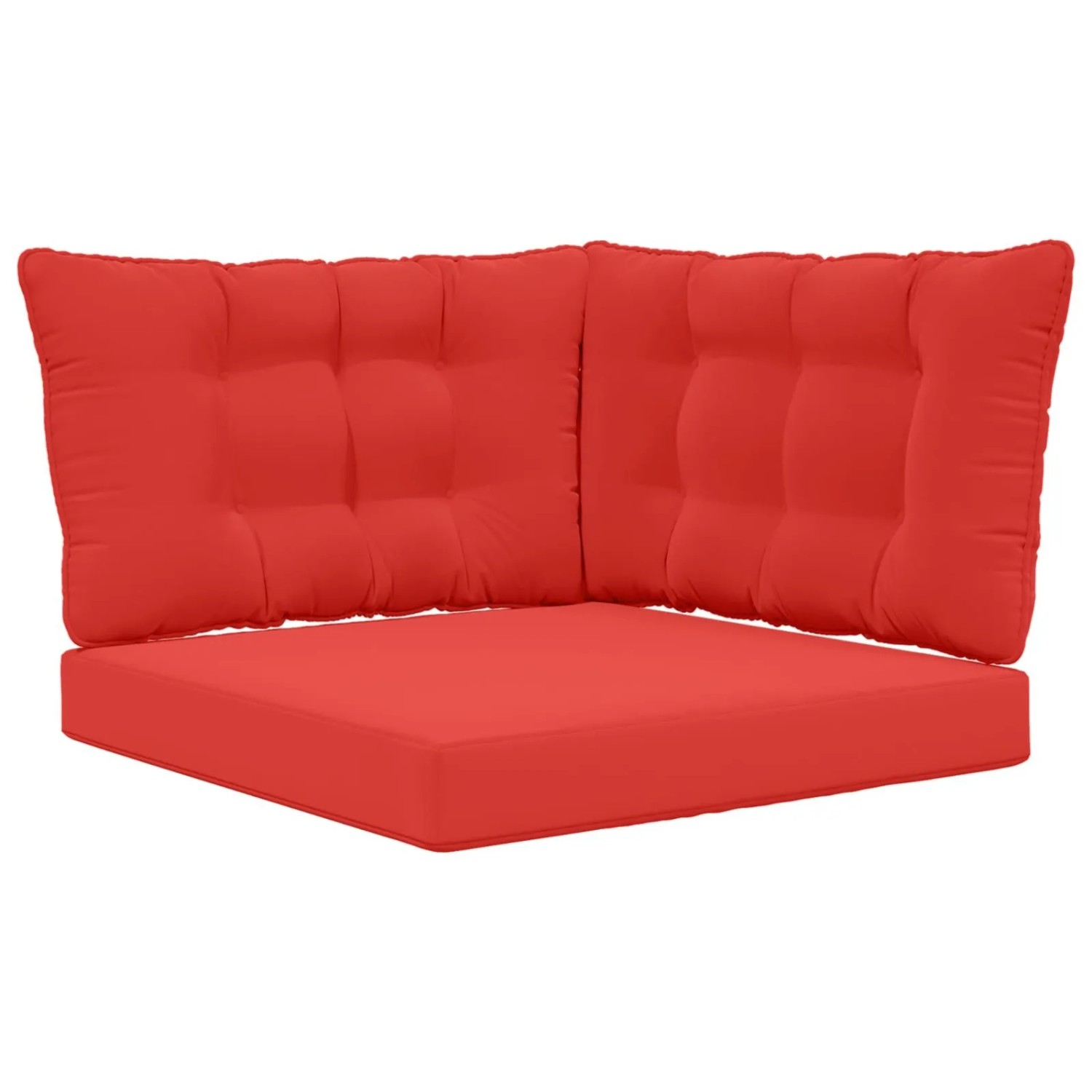 vidaXL Sofakissen für Draußen 3-Tlg Rot Polyester 900920