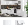 Vicco Hängeschrank R-Line, weiß hochglanz, 60 cm, Küchenschrank für die Wandmontage.