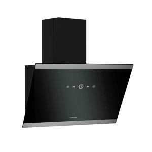 Klarstein FlashLine Dunstabzugshaube A++ 524m³/h 3 Stufen Touch LED Abluft/Umluft 100W Schwarz