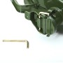 BW Sicherungsstifte (5 Stk.) für Metall-Kraftstoffkanister, Detailaufnahme des Bajonettverschlusses.