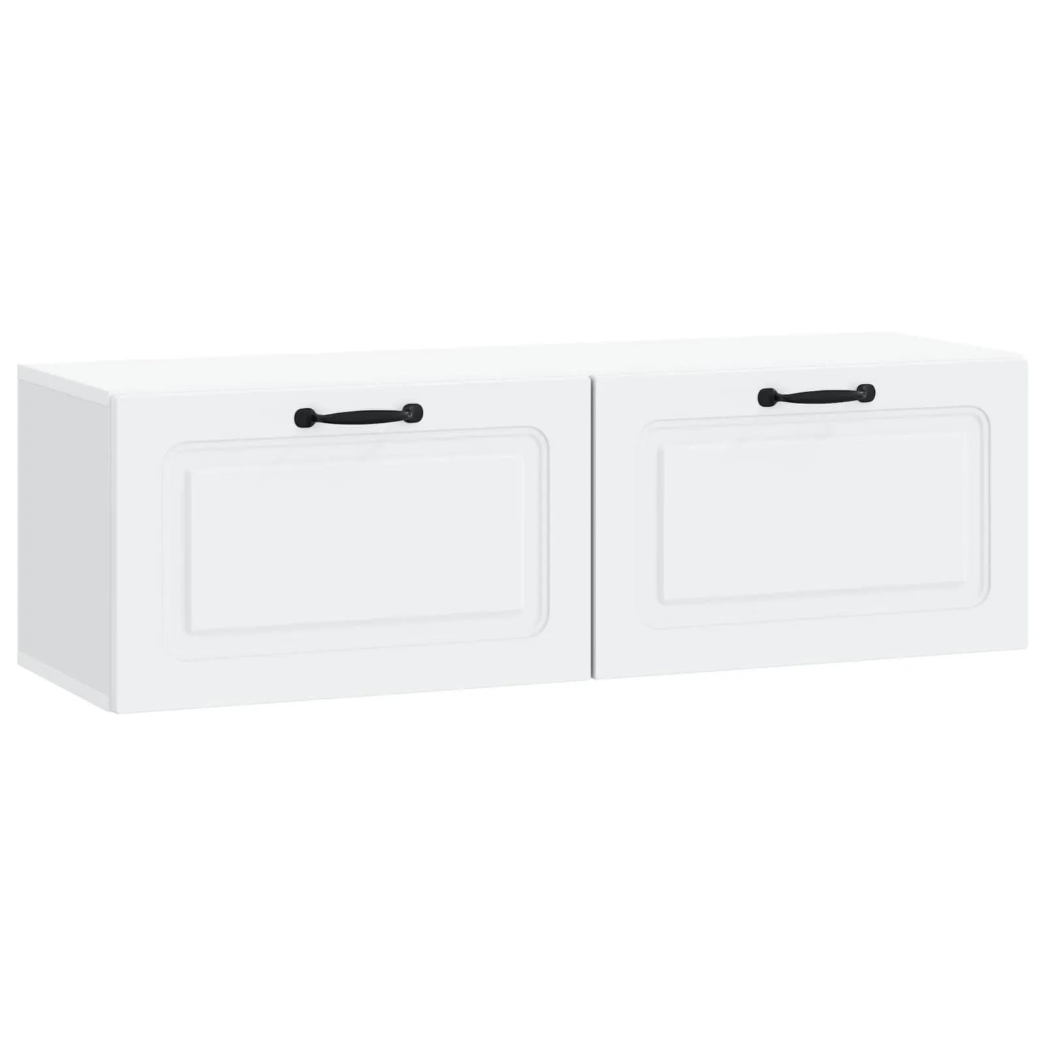 vidaXL Wandmontierter TV-Schrank Weiß 98 x 31 x 30 cm Holzwerkstoff 899405