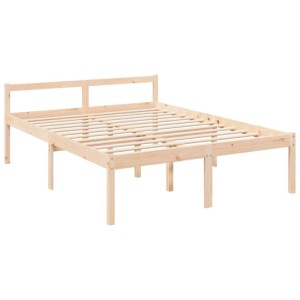 vidaXL Seniorenbett 160x200 cm Massivholz Kiefer 810624