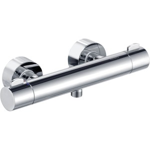 Keuco Plan Blue Einhebel-Brausemischer 53924 in Chrom, Aufputz Duscharmatur.