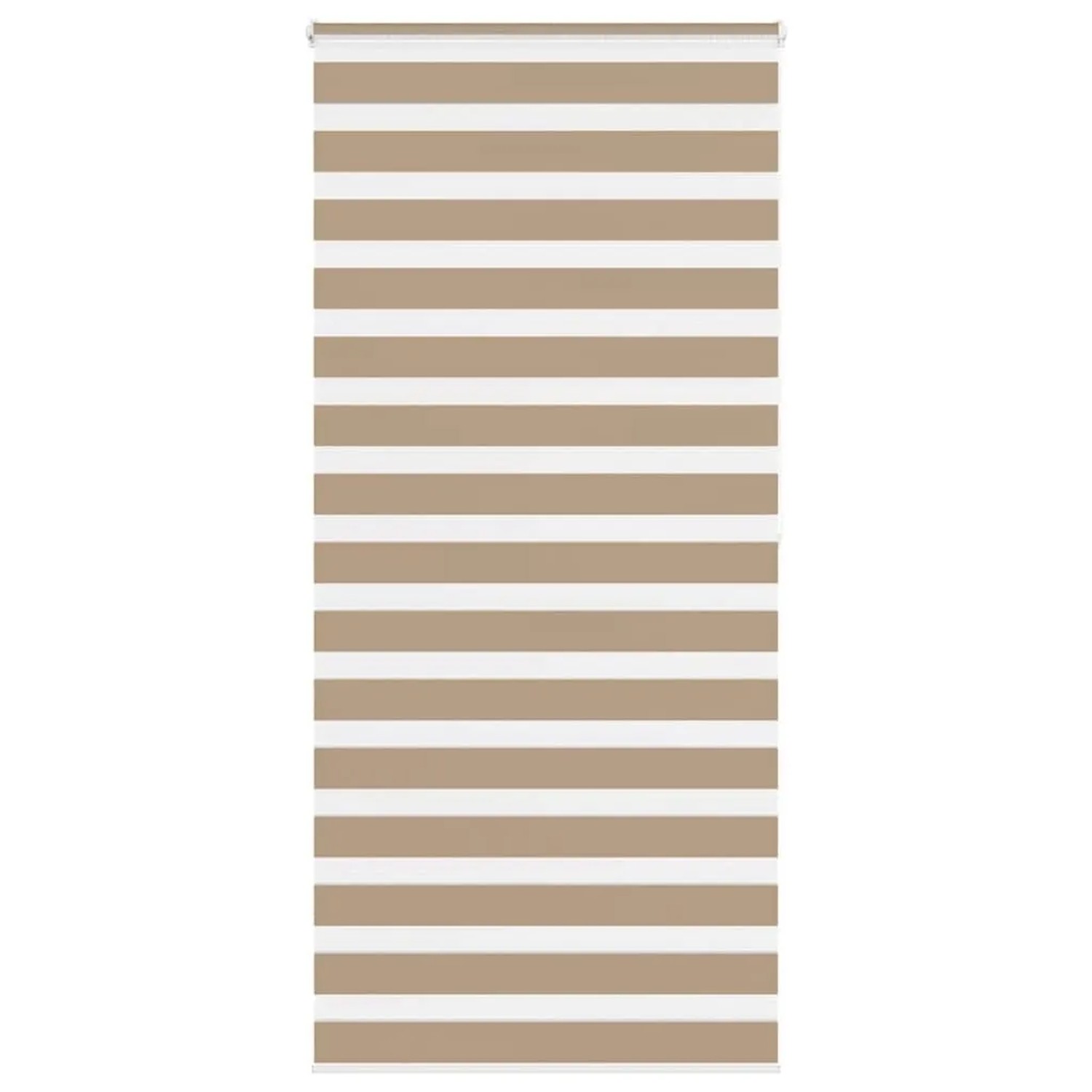 vidaXL Doppelrollo Sandbraun 115x200 cm Stoffbreite 110,9 cm Polyester 4014 günstig online kaufen