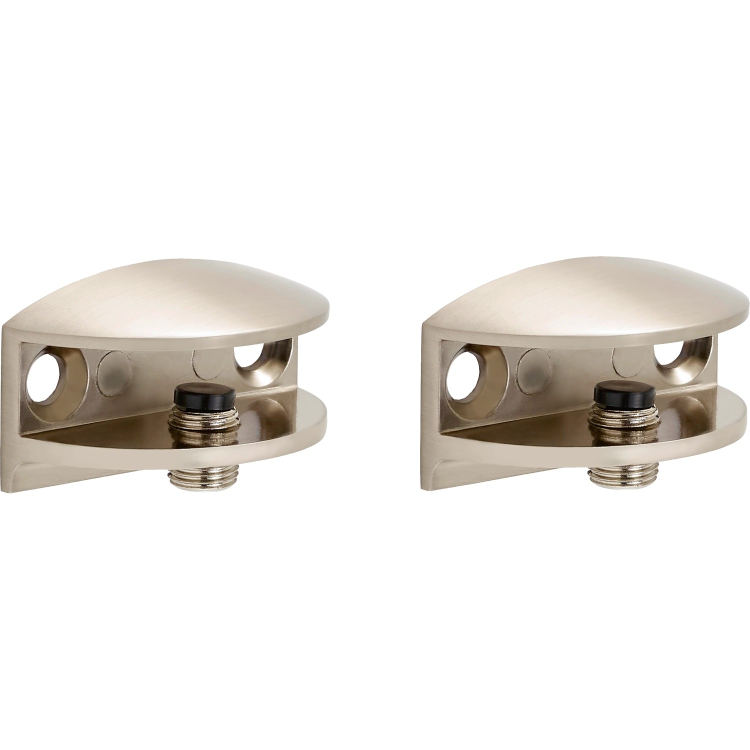 OBI Befestigungsclip für Glas Nickel 2 cm x 3,5 cm x 1,7 cm