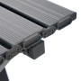 Detailaufnahme: 24MOVE Campingtisch, klappbar, Aluminium, höhenverstellbar, anthrazit.