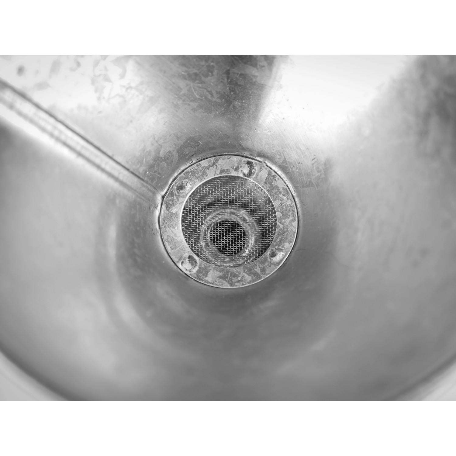 Apa Metalltrichter mit Sieb, verzinkt, für Wartung & Autoreparatur.