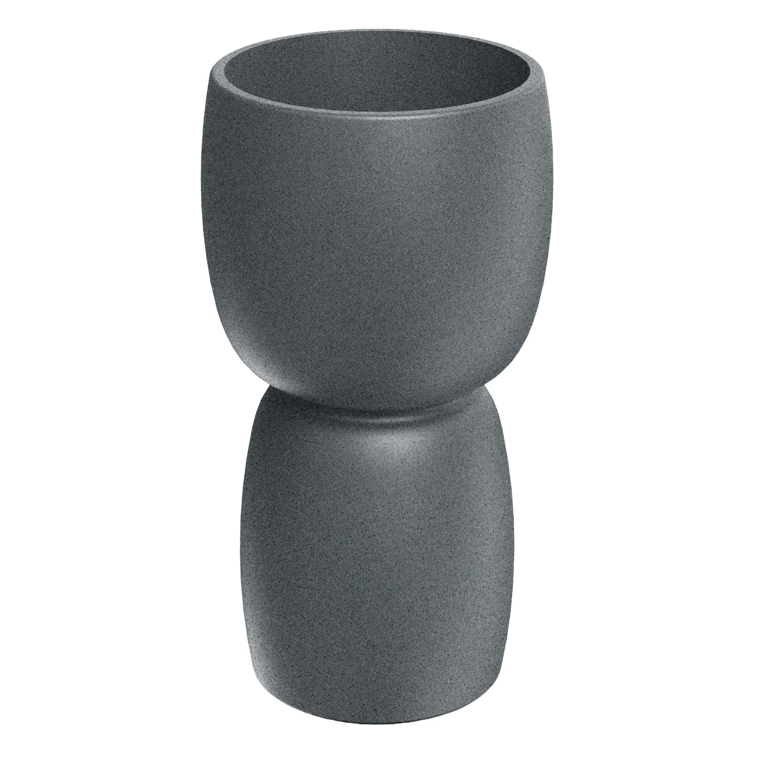 Prosperplast Blumentopf Duala Schmal Ø 30 cm x 54 cm Granit