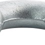 Temperguss Fitting 24,1/24,6 mm, verzinkt, für Rohre, 90-Grad-Bogen mit Innen- und Außengewinde.