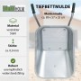 TRUTZHOLM Schubkarre, verzinkte Stahlmulde, 100 Liter, robust und langlebig.