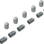 Fusskappen für Kalgan Sitzgruppe, Kunststoff Ersatzteile für Gartenmöbel Sets.