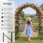 Tectake 4Er Set Rosenbogen Aus Stahl Wetterfest 140 x 40 x 240 cm Grün_2