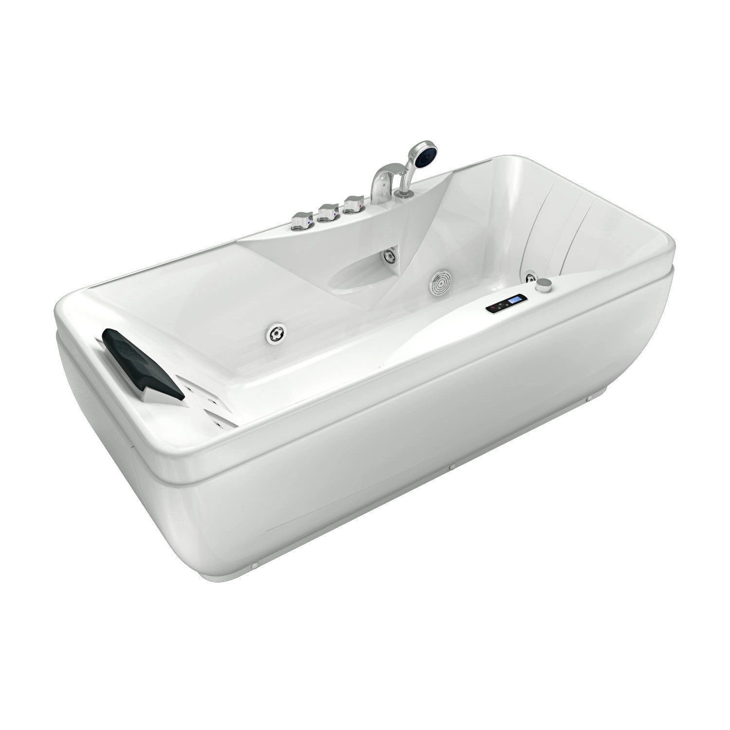 AcquaVapore Whirlpool Pool Badewanne Wanne W49-PL-SC 170x80 mit Farblicht günstig online kaufen