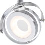 Moderner LED Spot Montaro von OBI LIGHTING in Chrom-Optik mit schwenkbaren Spots.