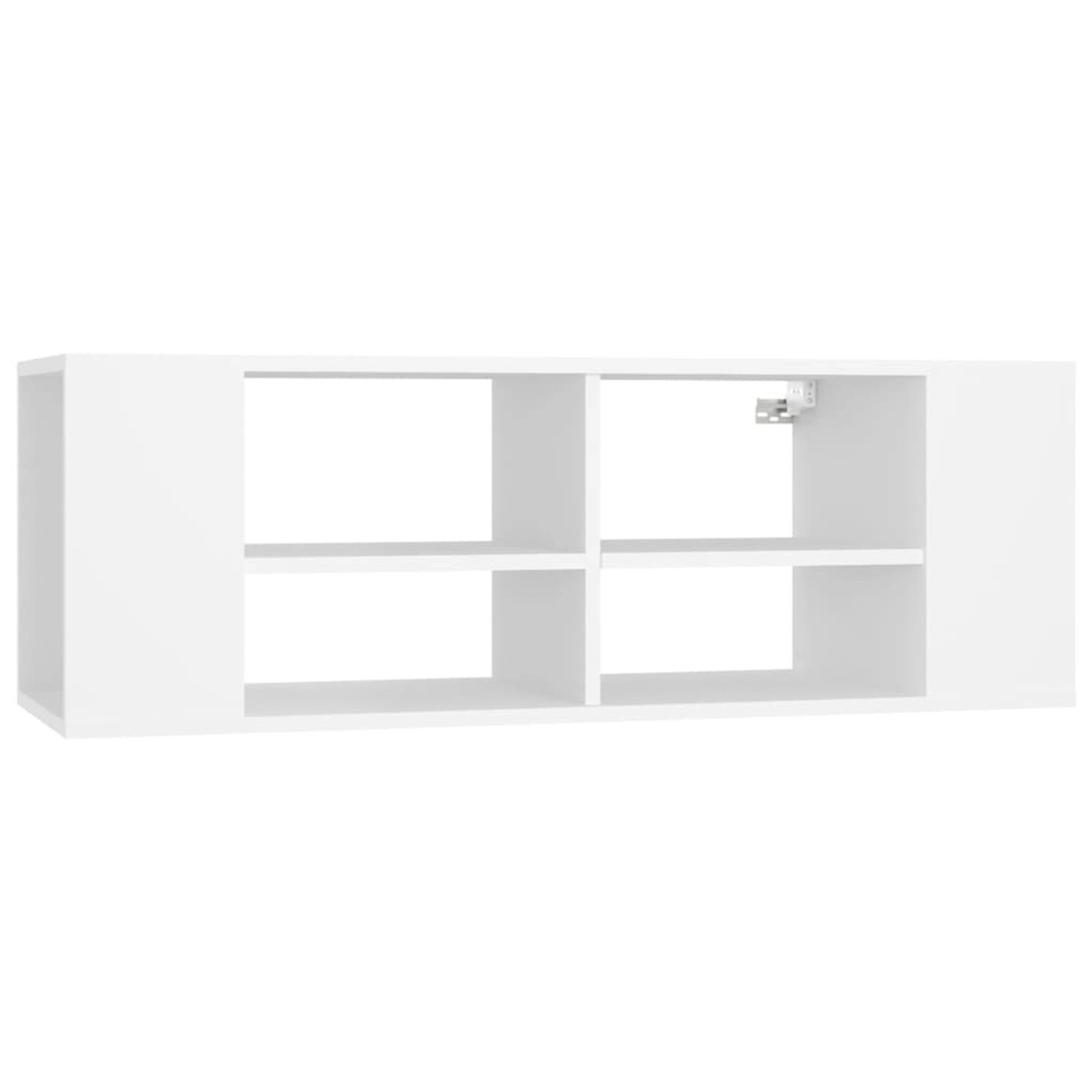 vidaXL TV-Wandschrank Weiß 102x35x35 cm Holzwerkstoff 806238