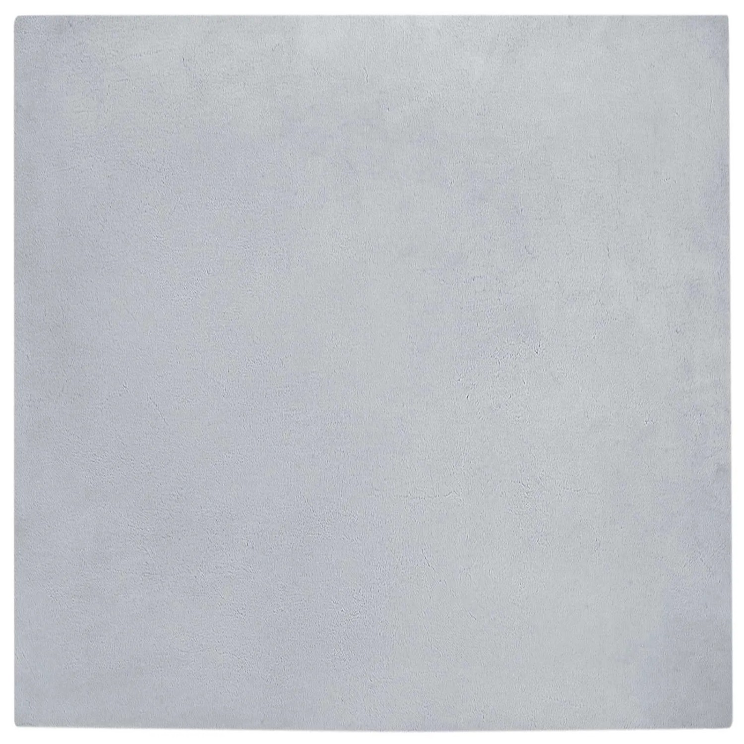 vidaXL Kunstfell Hasen Teppich Olite Grau 120 x 120 cm Polyester 42021685 günstig online kaufen