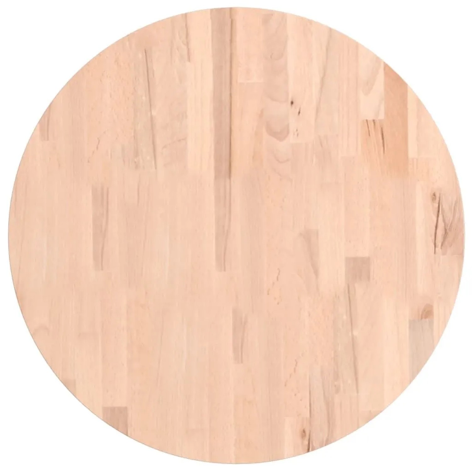 vidaXL Tischplatte Ø60x1,5 cm Rund Massivholz Buche 355909