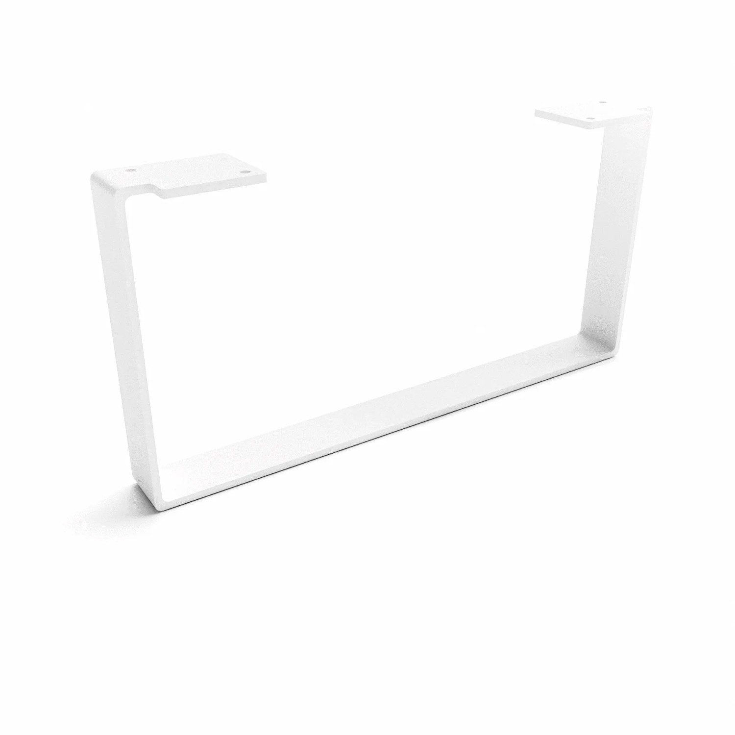 HEVVA Möbelbein LUXEMBURG 20 cm Hoch 40 cm Tief 1 Fuß Weiß