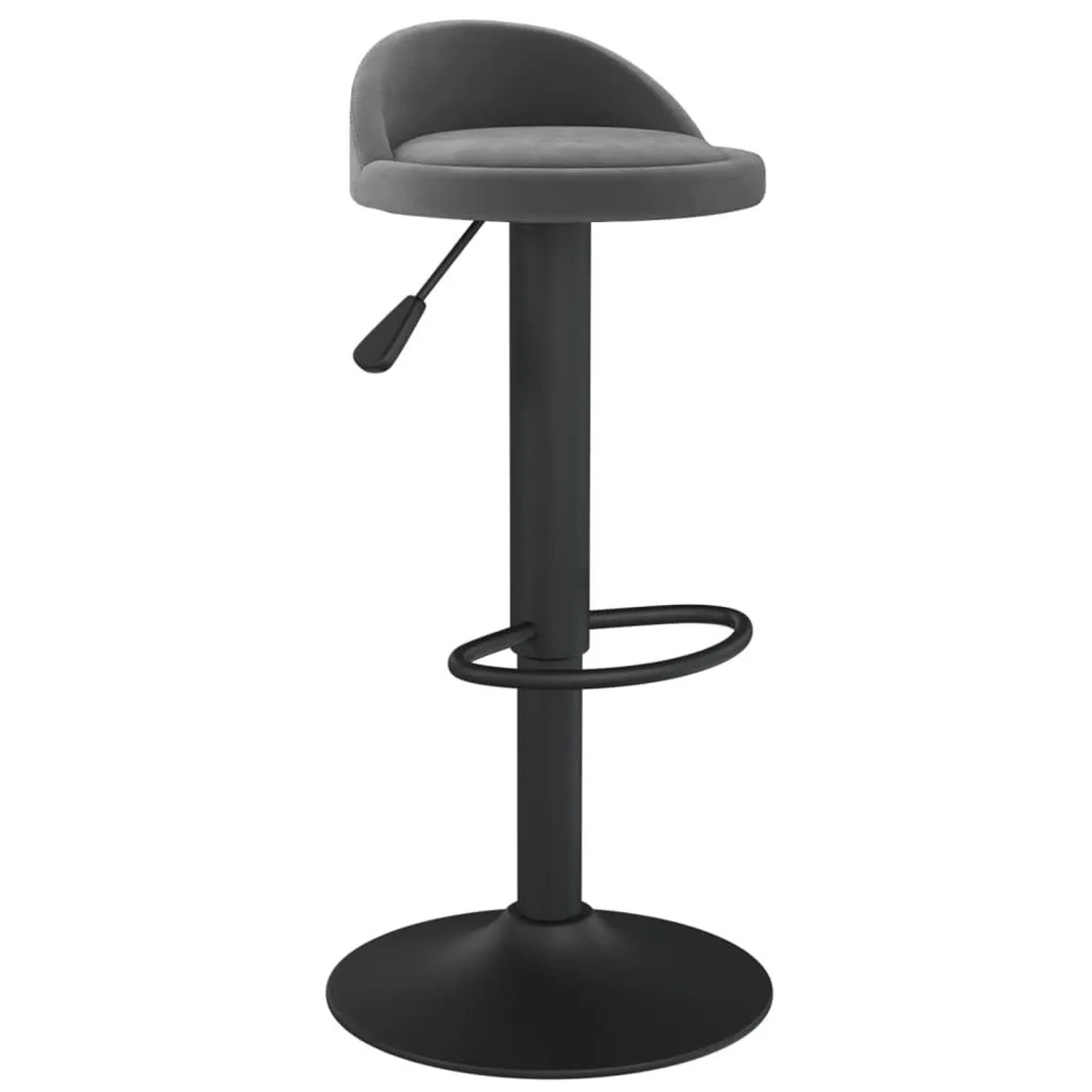 vidaXL Barhocker Dunkelgrau Samt 333591