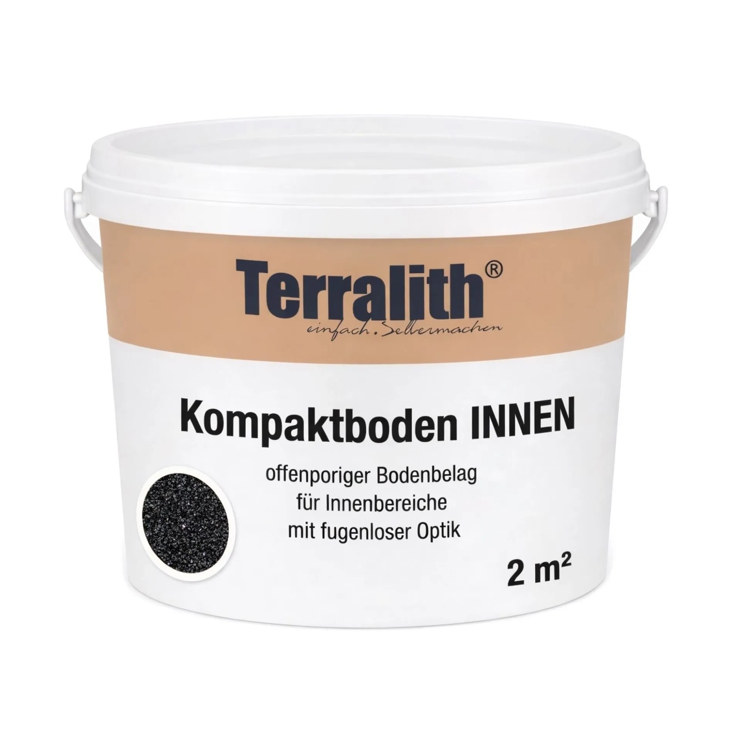 Terralith Kompaktboden Mix Nero 101 für 2 m²