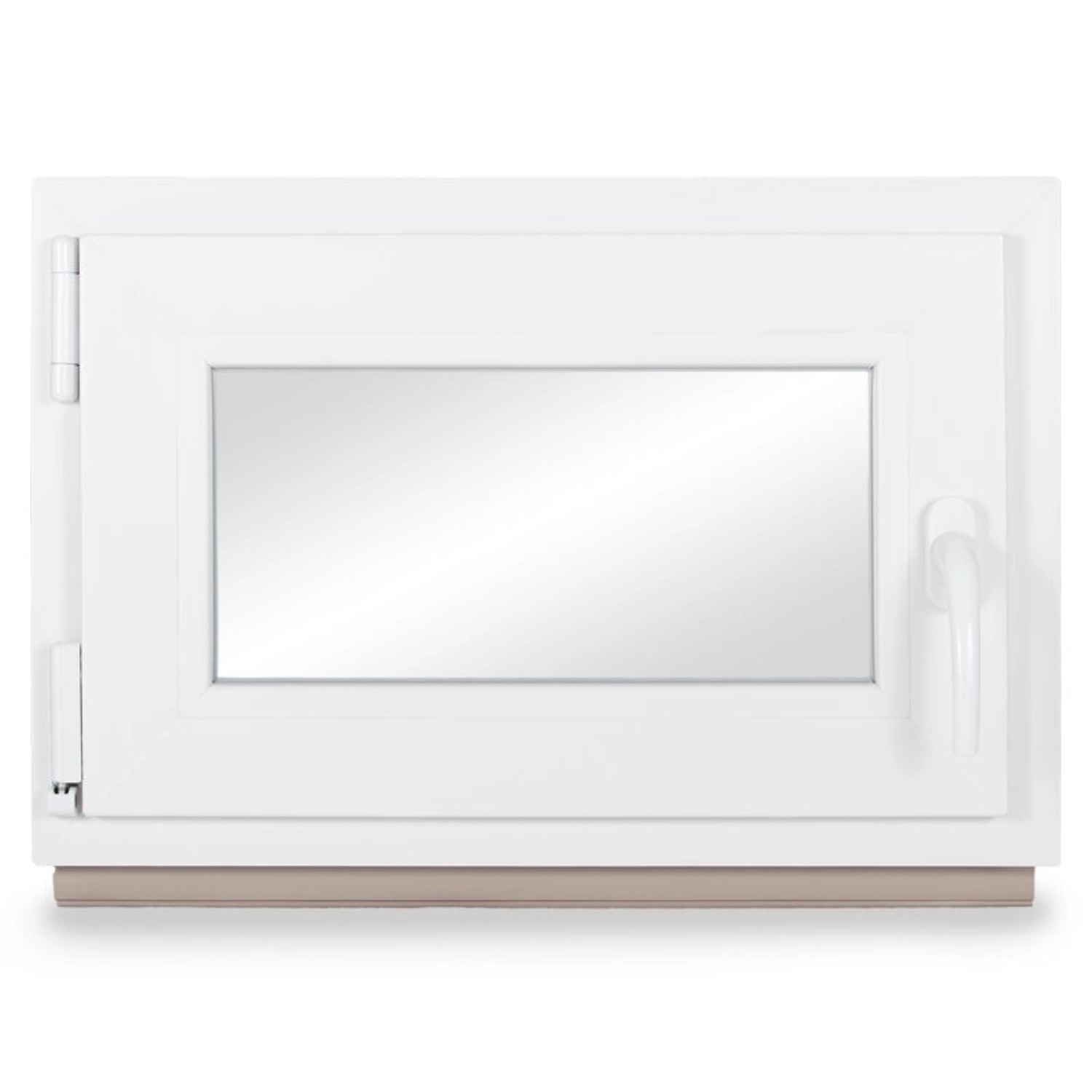 Neruli Kellerfenster Kunststoff Weiß Dreh-Kipp 120x60 cm BxH DIN Links 3 -F günstig online kaufen