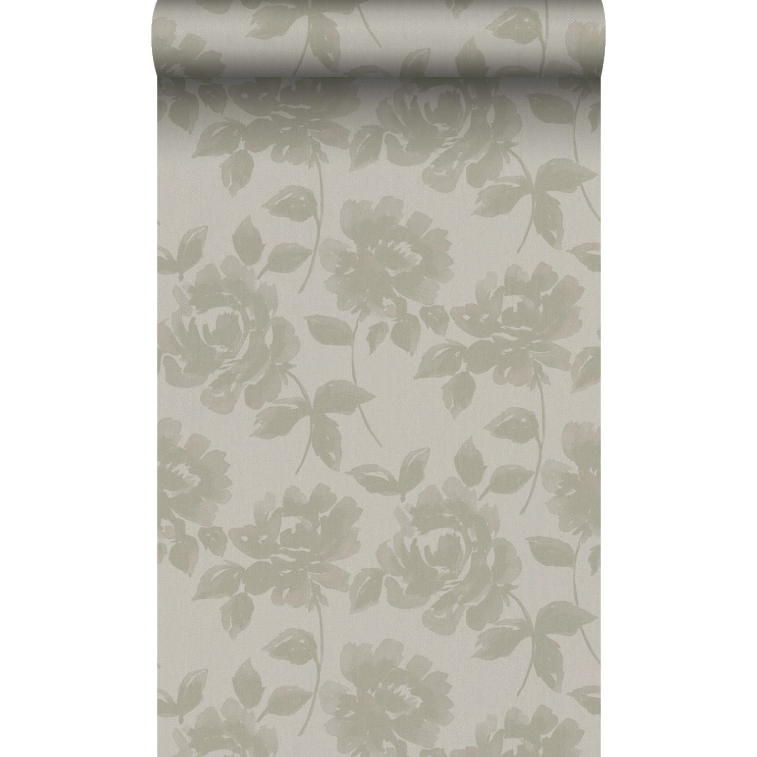 Origin Wallcoverings Tapete Rosen Hellbraun 53 cm x 10.05 m günstig online kaufen