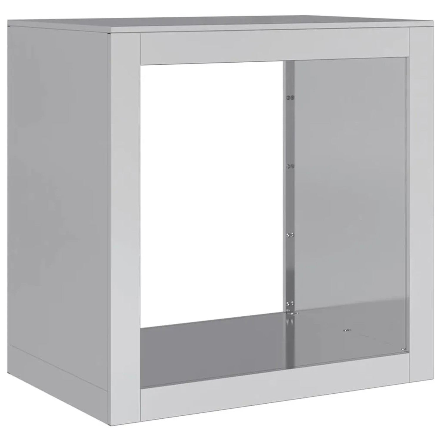 vidaXL Brennholzregal 60x40x60 cm Verzinkter Stahl 851008
