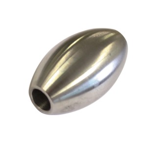 Treba Verbinder B15 aus Edelstahl V2A für 10 mm Stangen, Detailaufnahme.